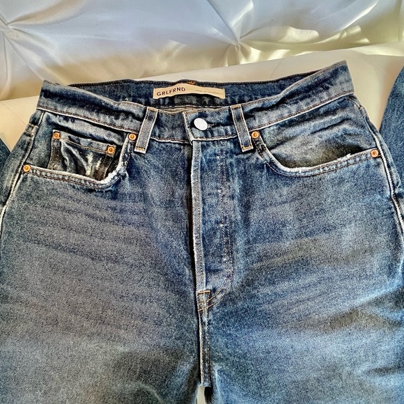 NWOT Grlfrnd the Cassidy Mid Rise Straight Leg denim - Picture 7 of 16